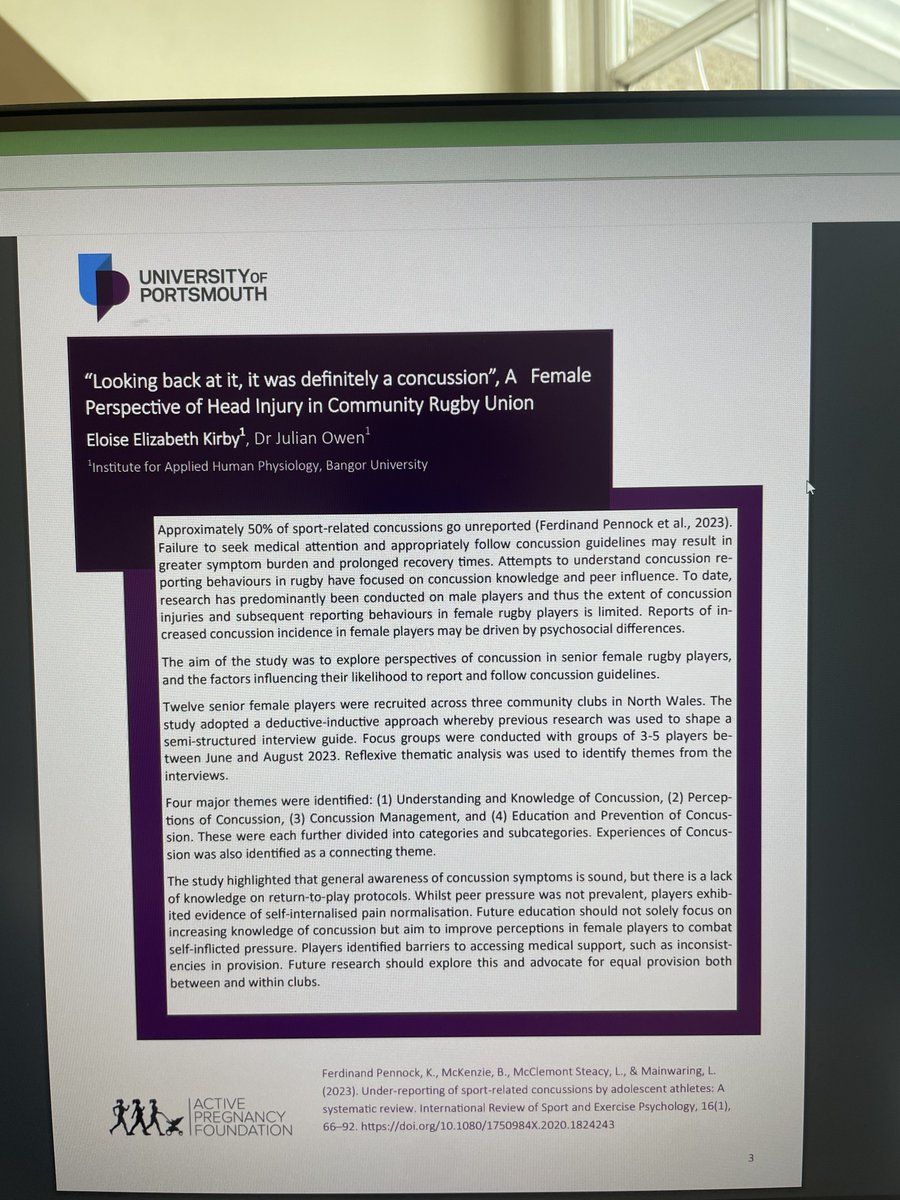 Eloise Kirby (@eloisekirby_pgr) on Twitter photo Looking forward to Day 1 of the <a href="/wiseconf/">Women in Sport and Exercise Conference 2025</a> and my first opportunity to present at an external conference! I’ll be presenting my MSc research that I worked on supervised by <a href="/julianowenPhD/">Julian Owen</a> #movingwomenshapingvictories <a href="/WISE_AN/">WISEAN</a> <a href="/SportSciBangor/">SportSciBangor</a> <a href="/RugbyKX/">Rugby Knowledge Exchange</a> <a href="/BangorUni/">Bangor University</a> Looking forward to Day 1 of the <a href="/wiseconf/">Women in Sport and Exercise Conference 2025</a> and my first opportunity to present at an external conference! I’ll be presenting my MSc research that I worked on supervised by <a href="/julianowenPhD/">Julian Owen</a> #movingwomenshapingvictories <a href="/WISE_AN/">WISEAN</a> <a href="/SportSciBangor/">SportSciBangor</a> <a href="/RugbyKX/">Rugby Knowledge Exchange</a> <a href="/BangorUni/">Bangor University</a>
