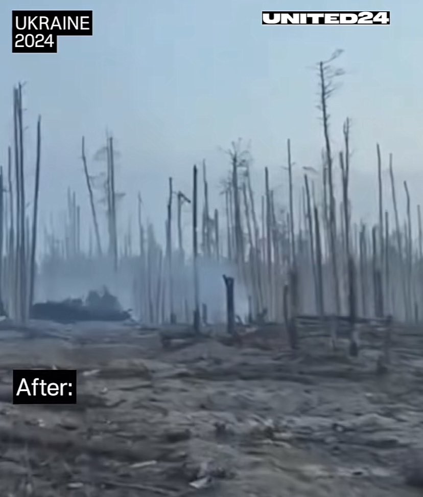 Another aspect of this war is russia’s ongoing ecocide