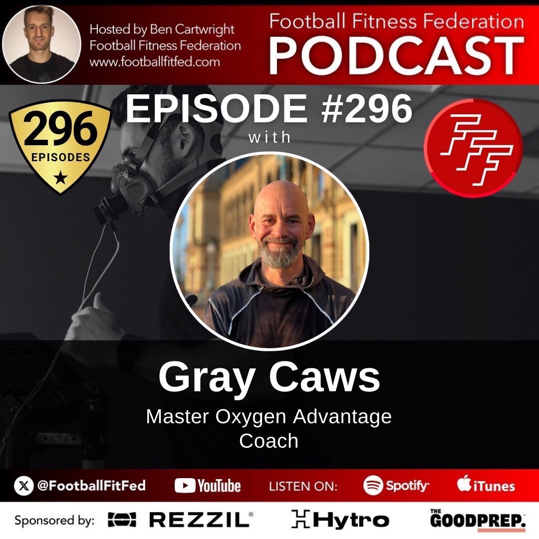 FootballFitFed's tweet image. #296 is with Master Oxygen Advantage Coach @graycaws

We discussed:
▫️using Breathwork to develop fitness
▫️how to maximise your warm up
▫️Nasal breathing
▫️the position to AVOID when recovering
&amp;amp; much more!

📺👉 buff.ly/3VNcX2i
🎧👉 buff.ly/3xnKubb