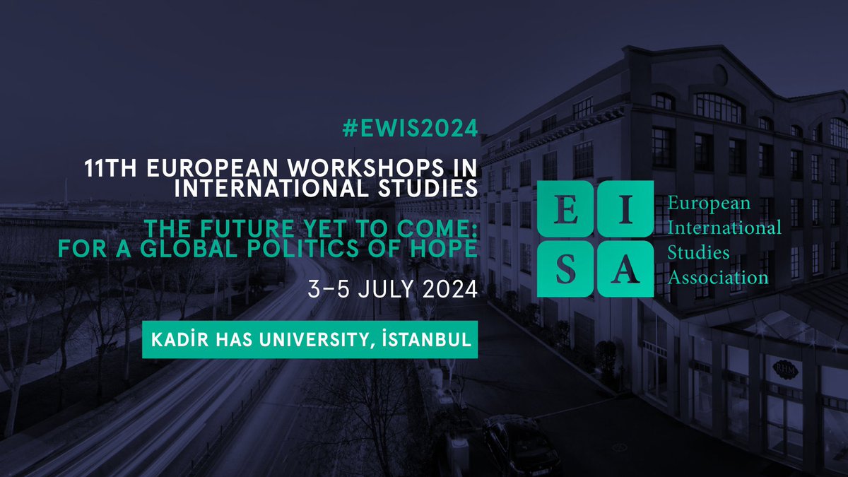 ⏰ #EWIS2024 COUNTDOWN ⏰

We look forward to welcoming you to #EWIS2024 at Kadir Has University in just one week!

📋 Registration begins at 9am on Wednesday 3 July; participants must register and collect their badges as soon as possible

📍 Venue map: bit.ly/EWIS24venue