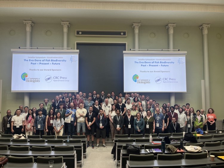 Gareth Fraser (@garethjfraser) on Twitter photo What a wonderful collection of weird fish! The EvoDevo of Fish Diversity satellite symposium was a huge success. Thank you to the organizers @FishEvoDevoGeno <a href="/hugofgante/">Hugo Gante 🐟🐡🦈🧬</a> <a href="/emiliapsantos/">M. Emília Santos</a> and Vincent Laudet! I think we should do this again! 🐟🐠🐡🦈#EED2024 #Finnishfishfest What a wonderful collection of weird fish! The EvoDevo of Fish Diversity satellite symposium was a huge success. Thank you to the organizers @FishEvoDevoGeno <a href="/hugofgante/">Hugo Gante 🐟🐡🦈🧬</a> <a href="/emiliapsantos/">M. Emília Santos</a> and Vincent Laudet! I think we should do this again! 🐟🐠🐡🦈#EED2024 #Finnishfishfest