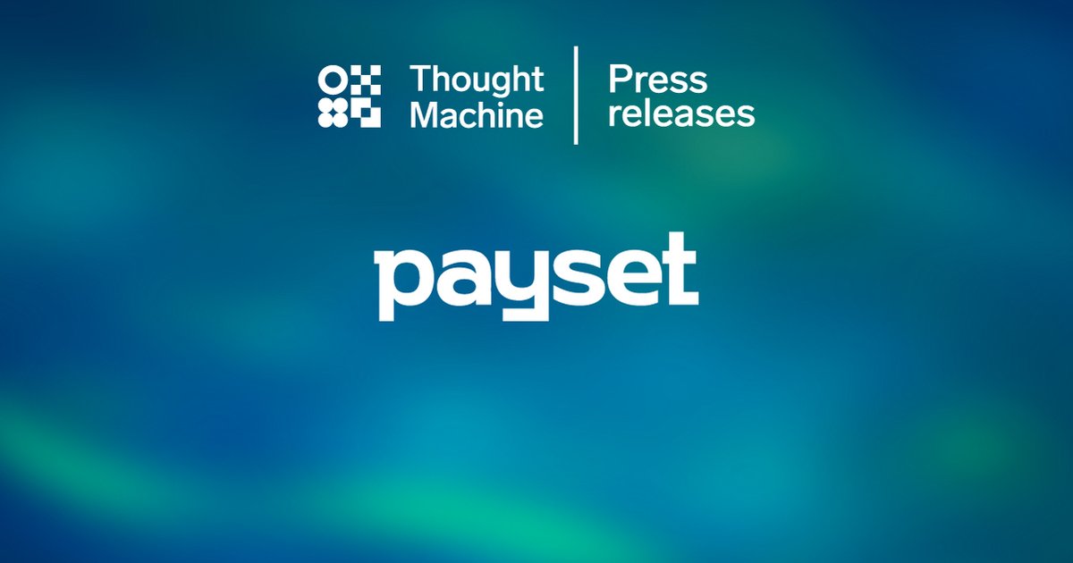 Thought Machine tweet media