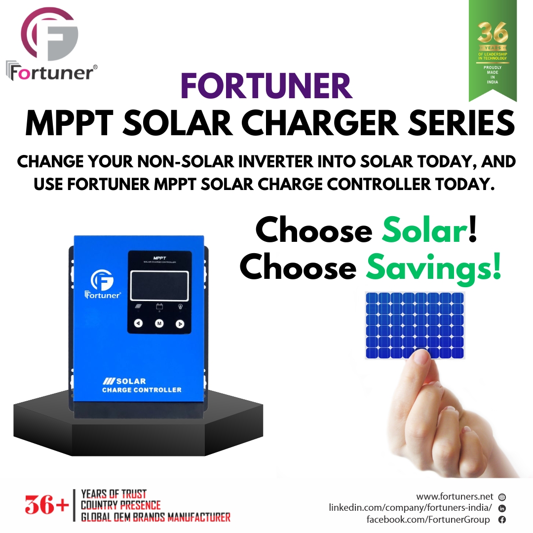 ProtnixFortuner's tweet image. MPPT solar charge controllers can be up to 30% more efficient, depending on the battery voltage and operating voltage
(Vmp) of the solar panel.
#mppt #mpptchargecontroller 
#Fortunergroup #battery #inverter #SolarInverter #SolarPannel #solarenergy #solar #solarpanels #solarsystem