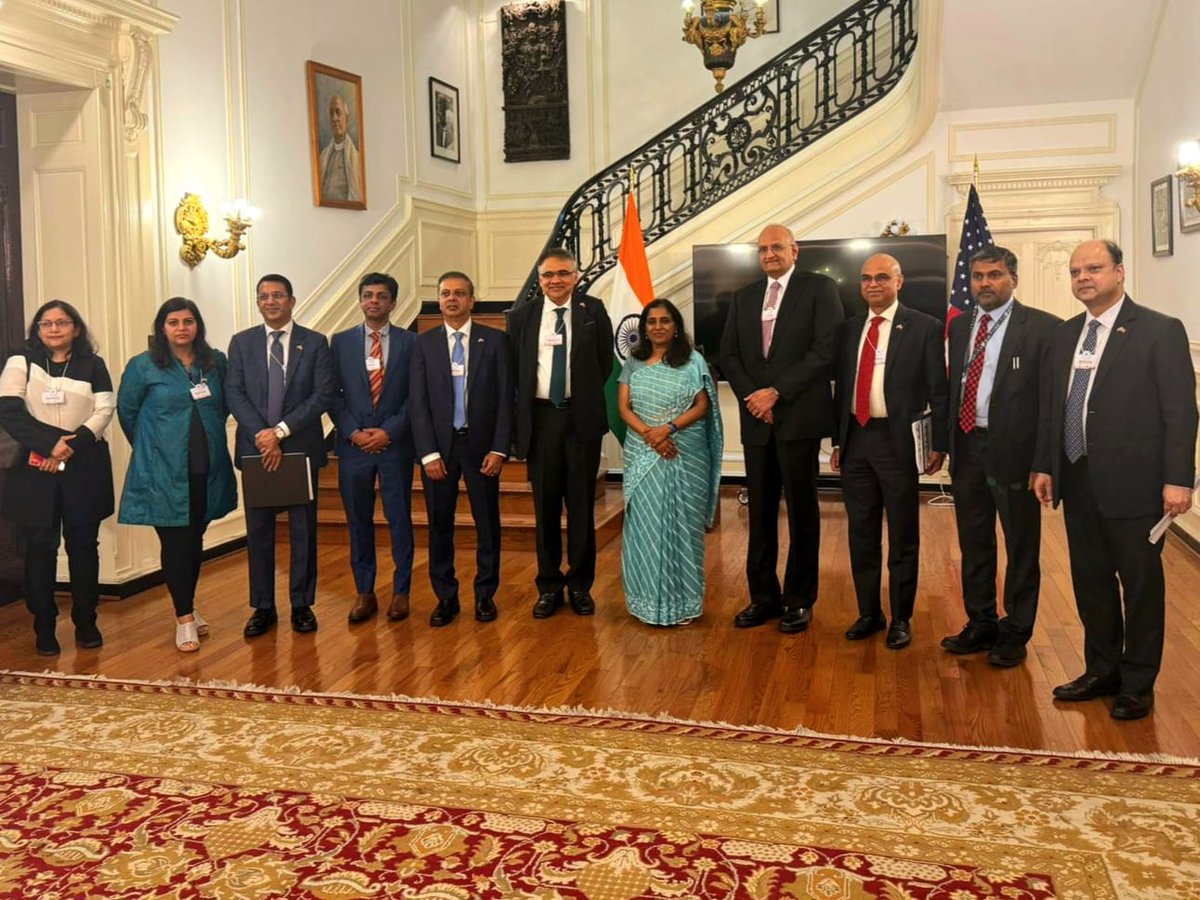 CII CEOs’ delegation to the US led by R Dinesh, Chairman, CII International Council and Chairman, TVS Supply Chain Solutions met with Amb. Sripriya Ranganathan, Chargé d'Affaires, Embassy of India in Washington DC on 25 June 2024. Comprehensive discussions on #USIndia relations