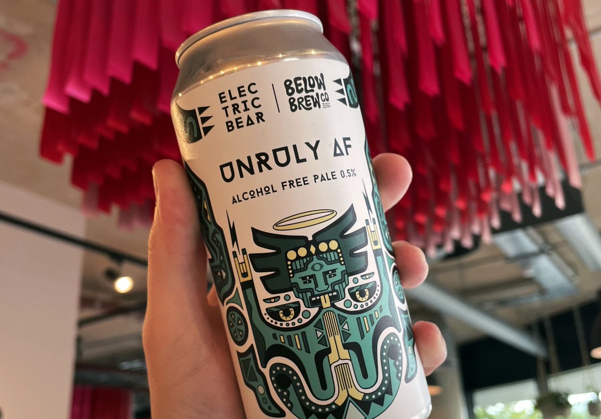An unruly alcohol free pale from @ElectricBearUK! Fresh hoppy flavours with notes of citrusy peach ice tea, just without the booze. 👏

Filing the fridge at the craft bar this week. 🍻