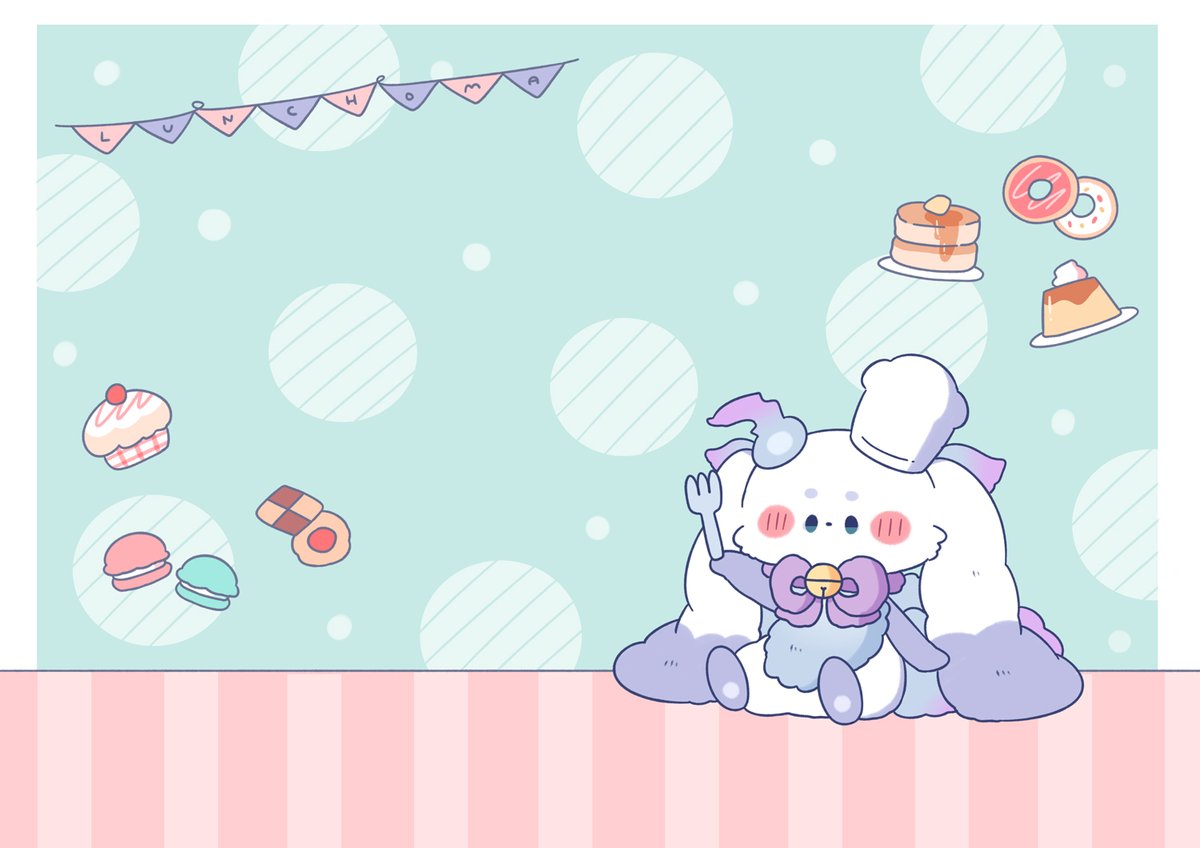 🥨るんちょまネップリ配信中🍚 ルンルンのランチョンマット『るん