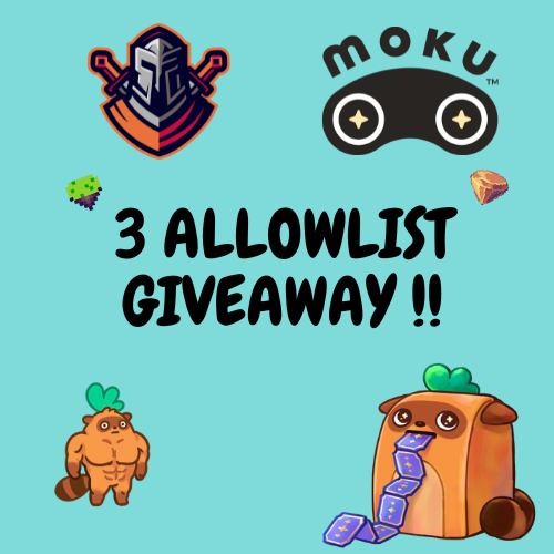 MemeStopLegion's tweet photo. We Promised HUGE GIVEAWAYS and we Have DELIVERED !!

3 Allowlist Spots Giveaway for Moki Genesis NFT 

Like, Repost &amp; Follow @Moku_HQ @Hantao
@memestoplegion to Join the Giveaway

Mint Info:
When? July 9 
Where? Mavis Launchpad 
How Much? 55 $RON 

Good Luck
Legion Out https://t.co/RTU0V5G8EN