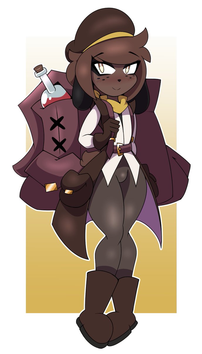 Redraw/update of an oc
He's a traveling merchant who goes around with a oversized backpack