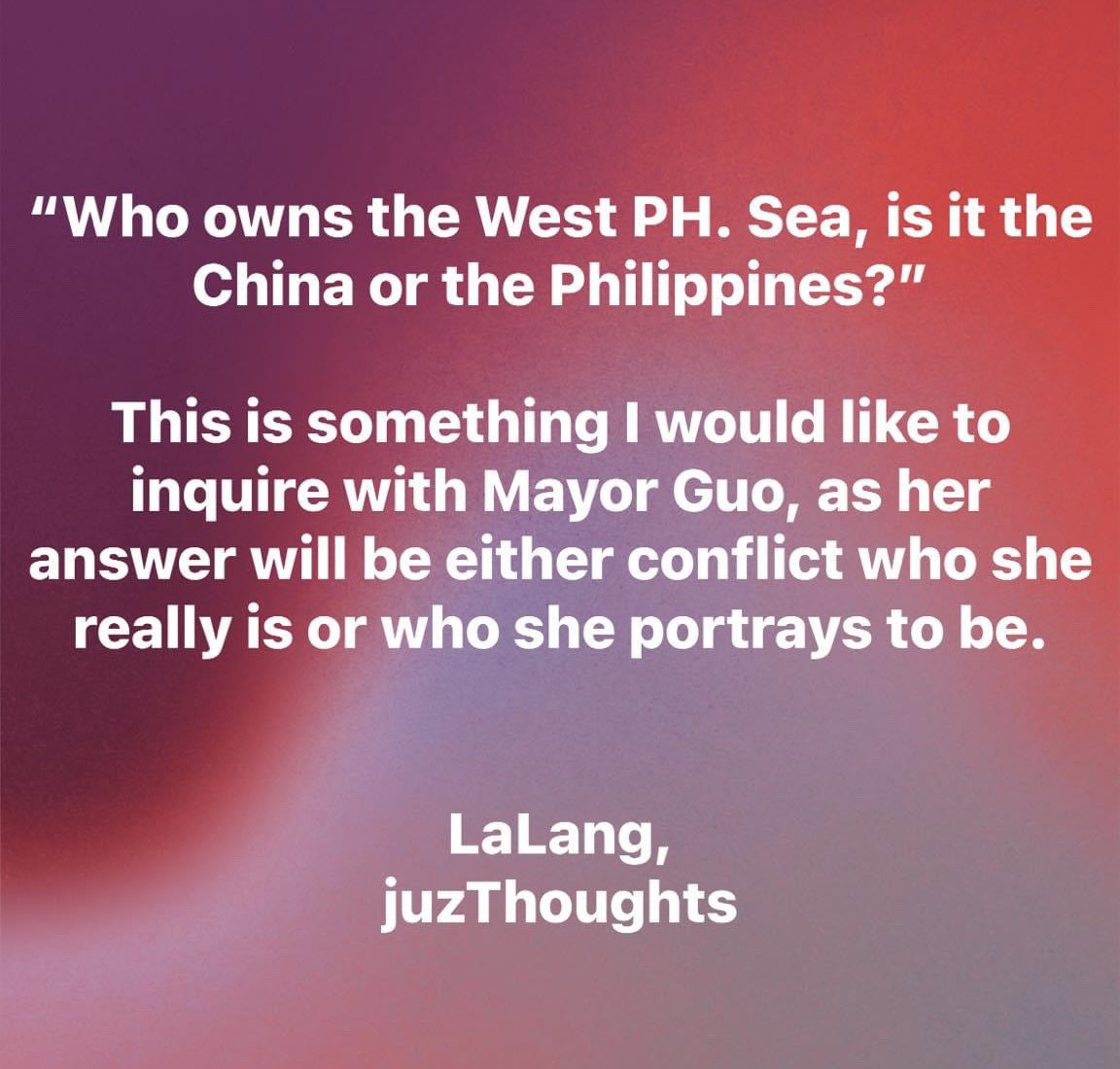JustineAnnalyst's tweet photo. #mayorguo #senateinquiry https://t.co/YRyqaI1xIW