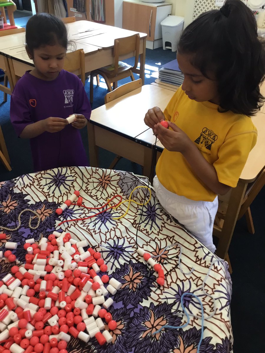 SJC_Infants's tweet image. We’re threading the African coral beads in #SJCR5 this morning. #SJCInfants #SJCReception