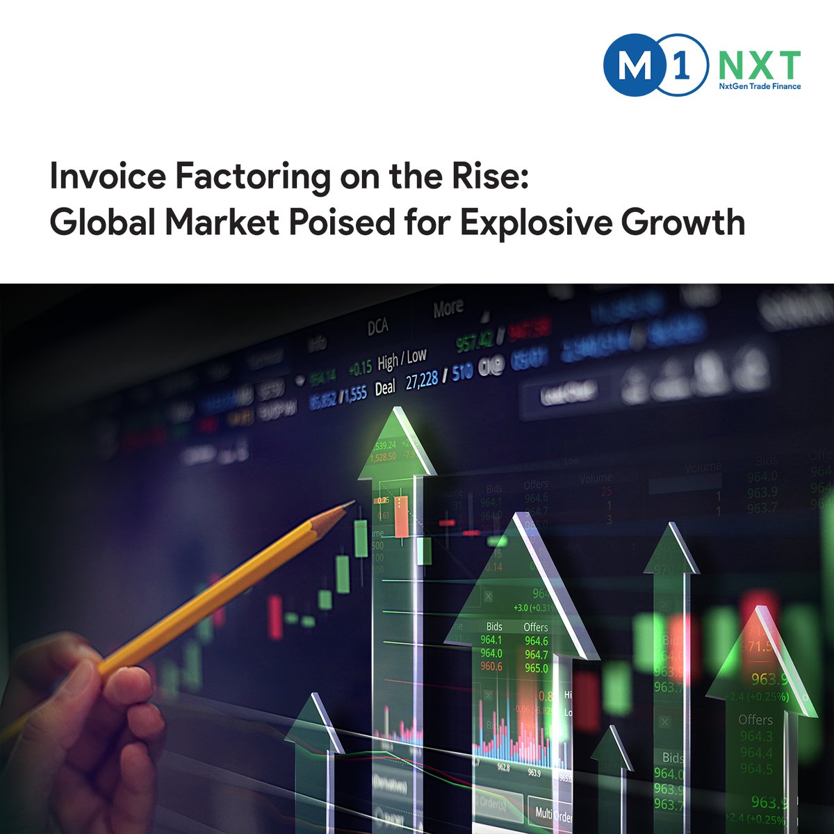 M1Nxt's tweet image. #BlogUpdate
Invoice factoring is on a steady rise and there is about to be a surge in the global market for it as per latest report by The Brainy Insights. Read on to learn more: bit.ly/45FnL6R

#M1NXT #ImprovedCashFlow #CrossBorderFactoring #InvoiceFactoring #Blog