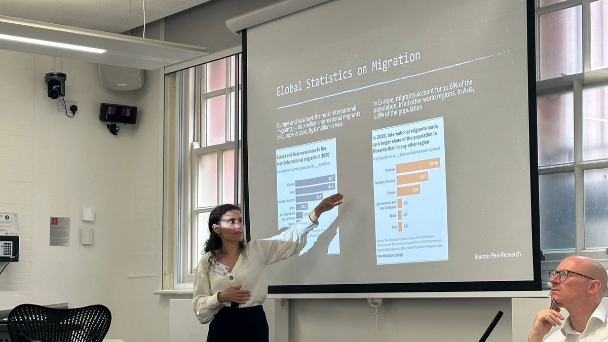 LSEGeography's tweet photo. Well done to our five MSc Local Economic Development students who presented at LSE's "Knowledge Beyond Boundaries" conference as part of the #LSEFestival! 👏 

Congrats to Helena Bondar, Manickam Valliappan, Awantika Karhade, Rahul Rajakumar, and @DavidMillman_ 🌟 https://t.co/TCMnwpPhQM