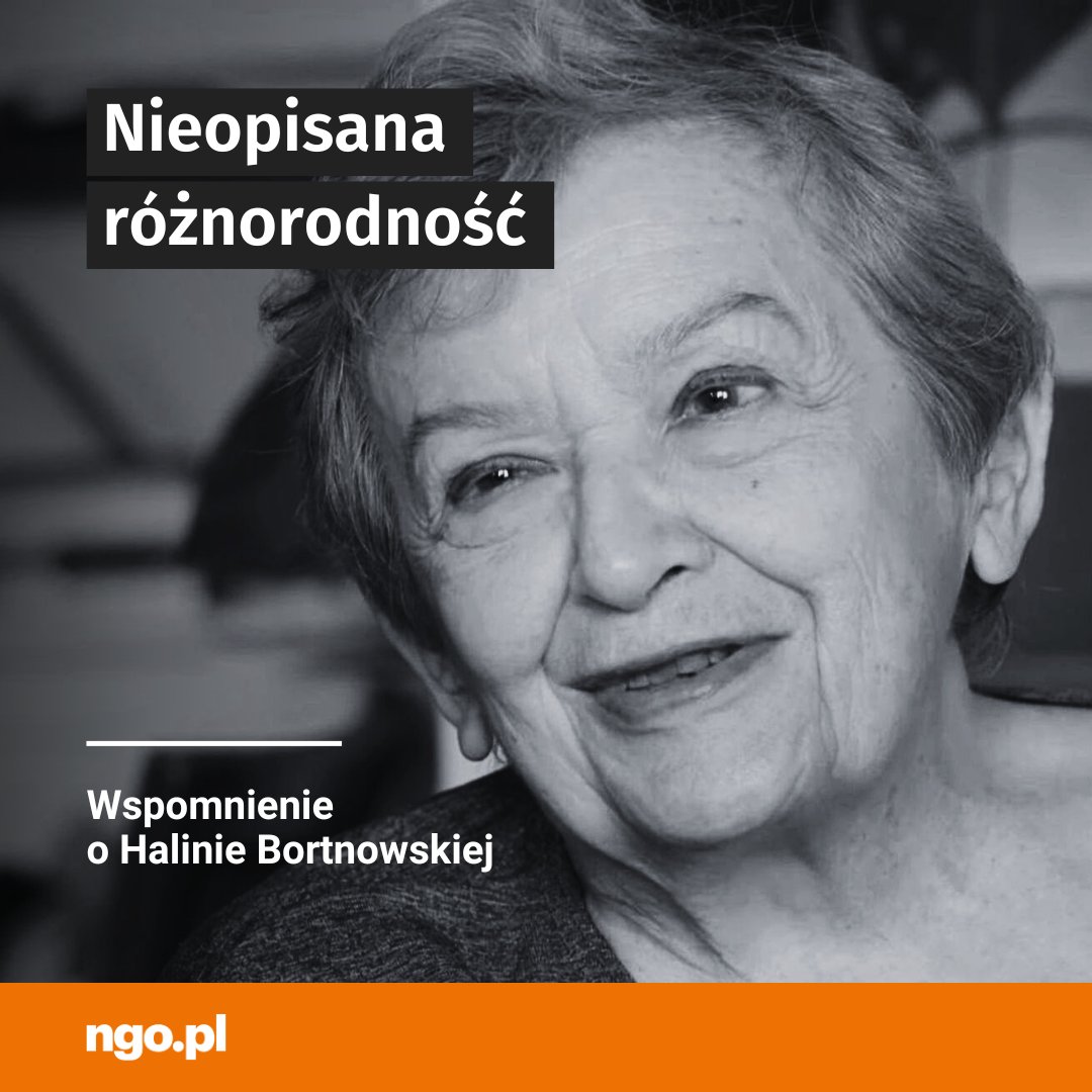 ngo.pl (@ngopl) on Twitter photo "My wszyscy z Niej”.
Wspomnieniami o Halinie Bortnowskiej dzielą się Jolanta Steciuk, <a href="/AnnaAlboth/">Anna Alboth</a> , Piotr Toczyski, Maciej Sopyło i Marta Smagowicz, dla których spotkanie z Nią było doświadczeniem formacyjnym.
Dziś w Warszawie żegnamy Halinę Bortnowską.
publicystyka.ngo.pl/nieopisana-roz… "My wszyscy z Niej”.
Wspomnieniami o Halinie Bortnowskiej dzielą się Jolanta Steciuk, <a href="/AnnaAlboth/">Anna Alboth</a> , Piotr Toczyski, Maciej Sopyło i Marta Smagowicz, dla których spotkanie z Nią było doświadczeniem formacyjnym.
Dziś w Warszawie żegnamy Halinę Bortnowską.
publicystyka.ngo.pl/nieopisana-roz…