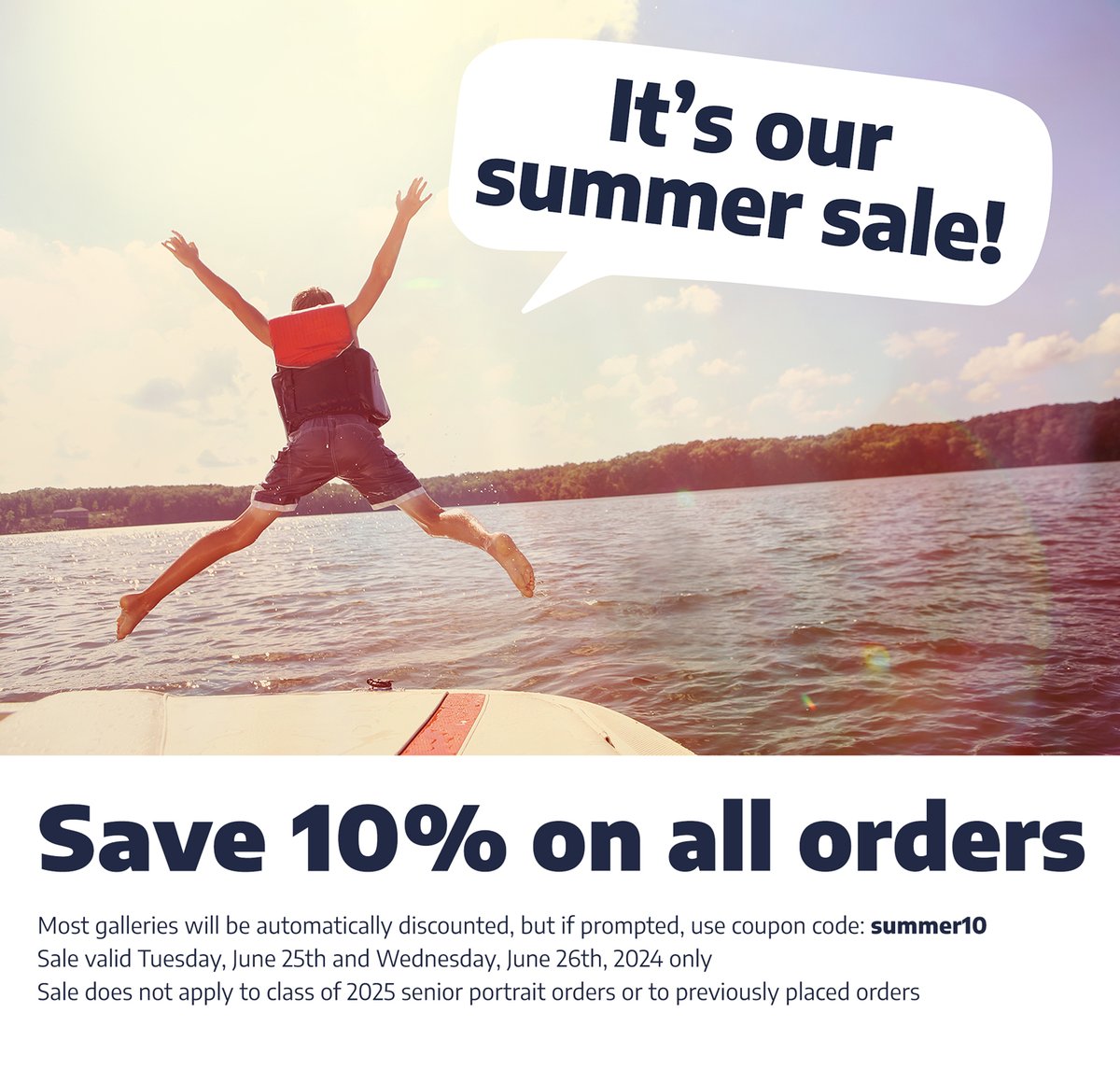 Last chance for 10% off your photo order!  Click here to order today: vipis.com/account-search