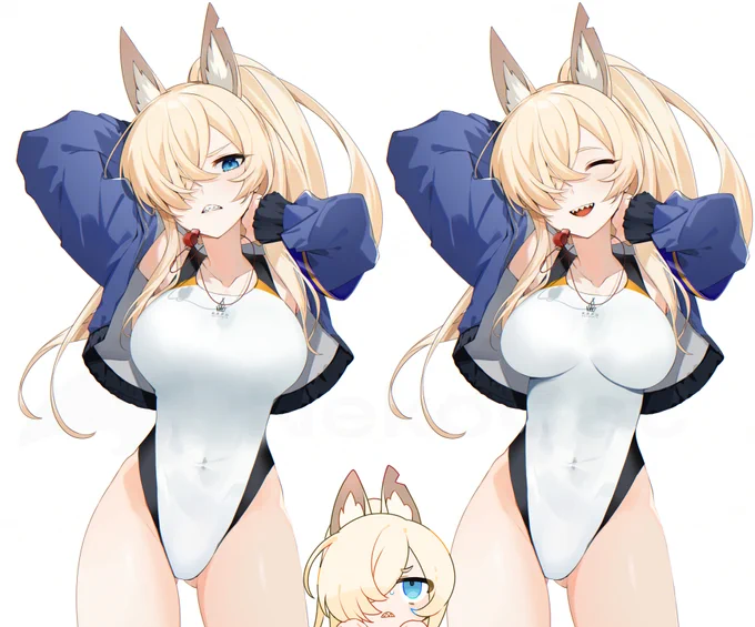 水着カンナの乳袋・・・ 