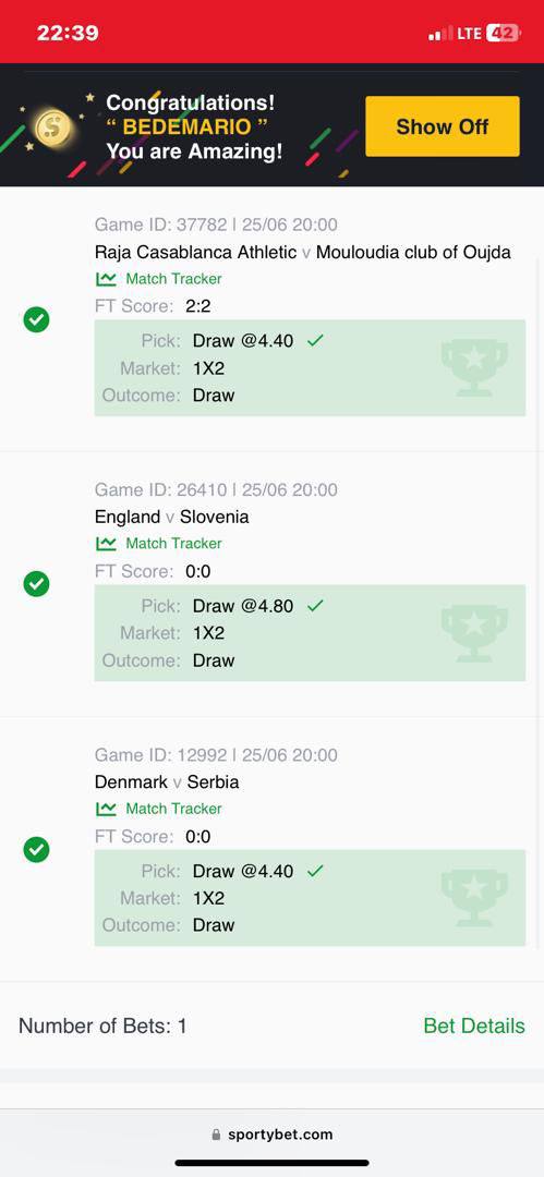 fixed24231's tweet image. Congratulation to all our subscriber we boom todays game back to back, tomorrow game will be lite than todays own with big odd and huge winning 🏆 if you’re ready to be among tomorrow winning team come to my dm via WhatsApp now and let boom 💥 congratulation