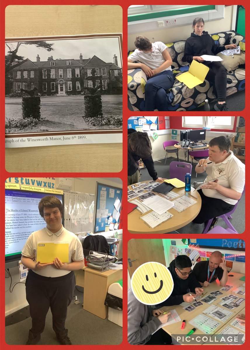 abbeysU7's tweet photo. The wonderful JC organised a murder mystery for our class this morning, absolutely amazing activity and engaging for our students
#Abbeylearning https://t.co/s3ncdQaDmH