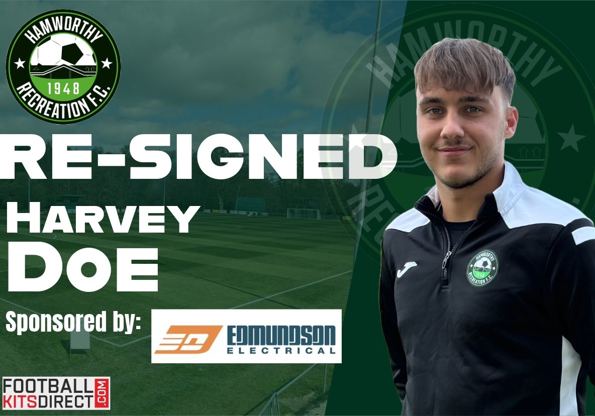 We can confirm that Harvey Doe is the latest player to sign ahead of the season.

Harvey is a powerful &amp; physical defender that leads by example.Last year’s young player of the season winner had a brilliant time down at the BJM Stadium, gaining 10 clean sheets from 32 appearances