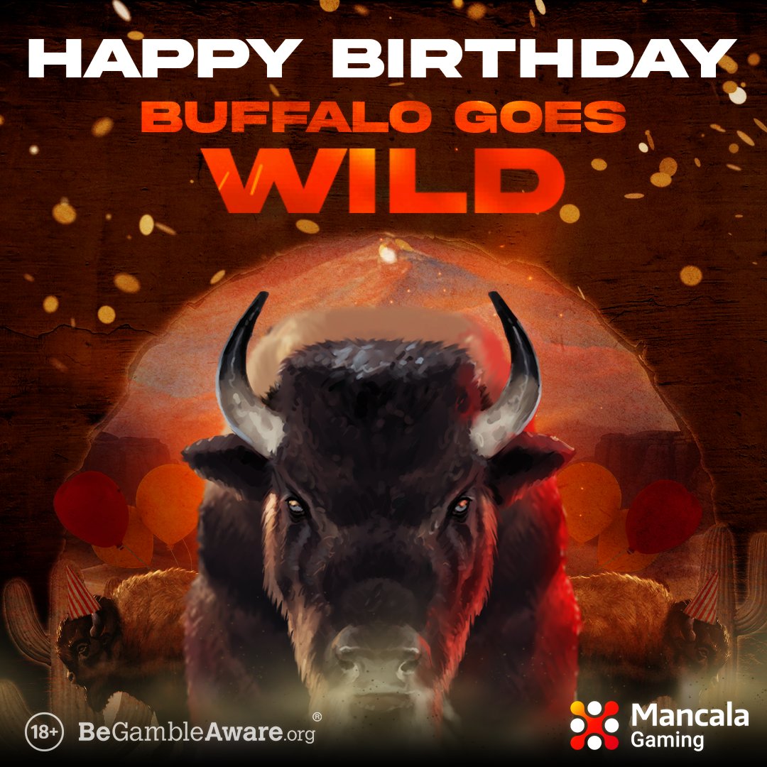 Happy Birthday to one of our most popular and beloved games: Buffalo Goes Wild! 🦬

It's amazing to think it’s been a year since we launched it, and the player base continues to grow every day 💫

Try it now: mancalagaming.com/games/Buffalo_…