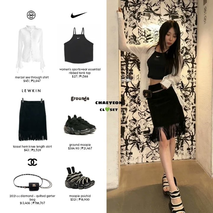 chaeyeonfashion's tweet photo. Lee chaeyeon Instagram update 

🧥: #swimmingcity
🎽: #nike 
🩳: #lewkin 
👝: #chanel 
👟: #grounds 

#leechaeyeonstyle #leechaeyeonfashion #leechaeyeon #lcy #fashionstyle #fyp #이채연옷장  #이채연패션 #이채연스타일 https://t.co/kG51ES1Mpx