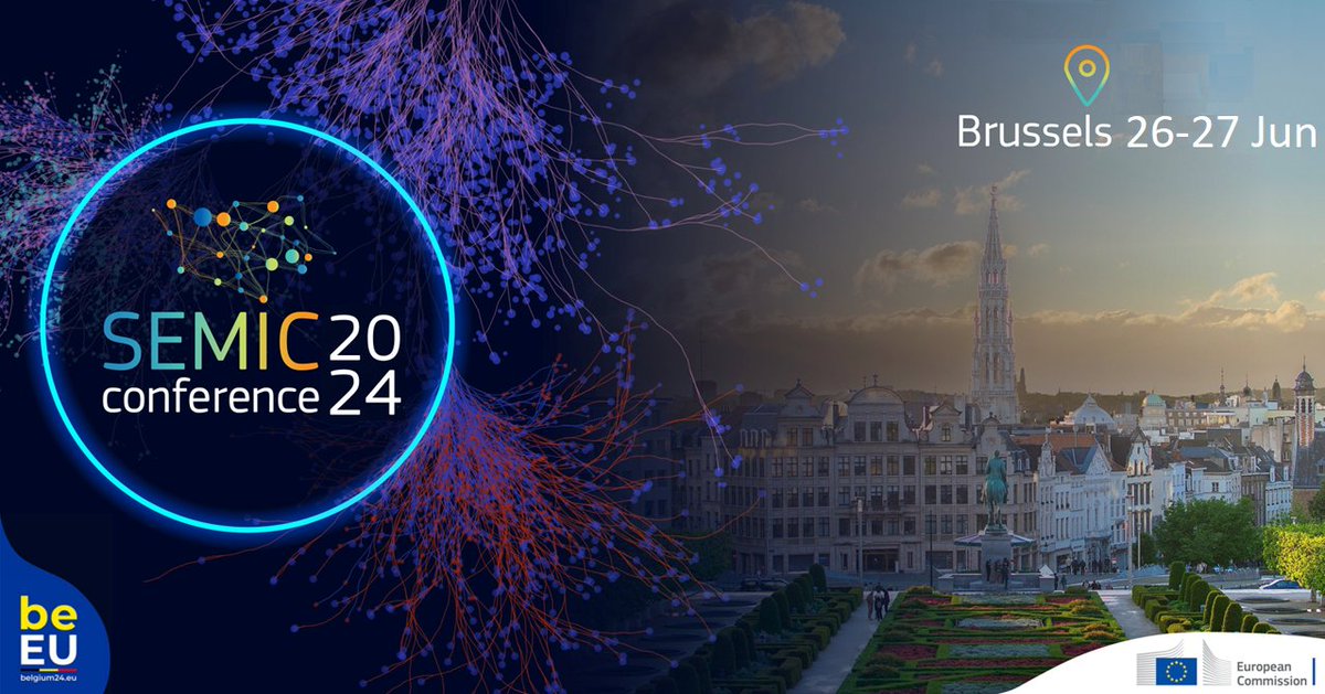 IECA_Andalucia's tweet image. 💻Conferencia #SEMIC2024 en #Bruselas 27 de junio

🇪🇺 Organizado por @EU_Commission, @EU2024BE y Digital Flanders, el tema de este año "Europa #interoperable: de la visión a la realidad"

semic2024.eu #SEMIC2024 #Interoperability #Digital