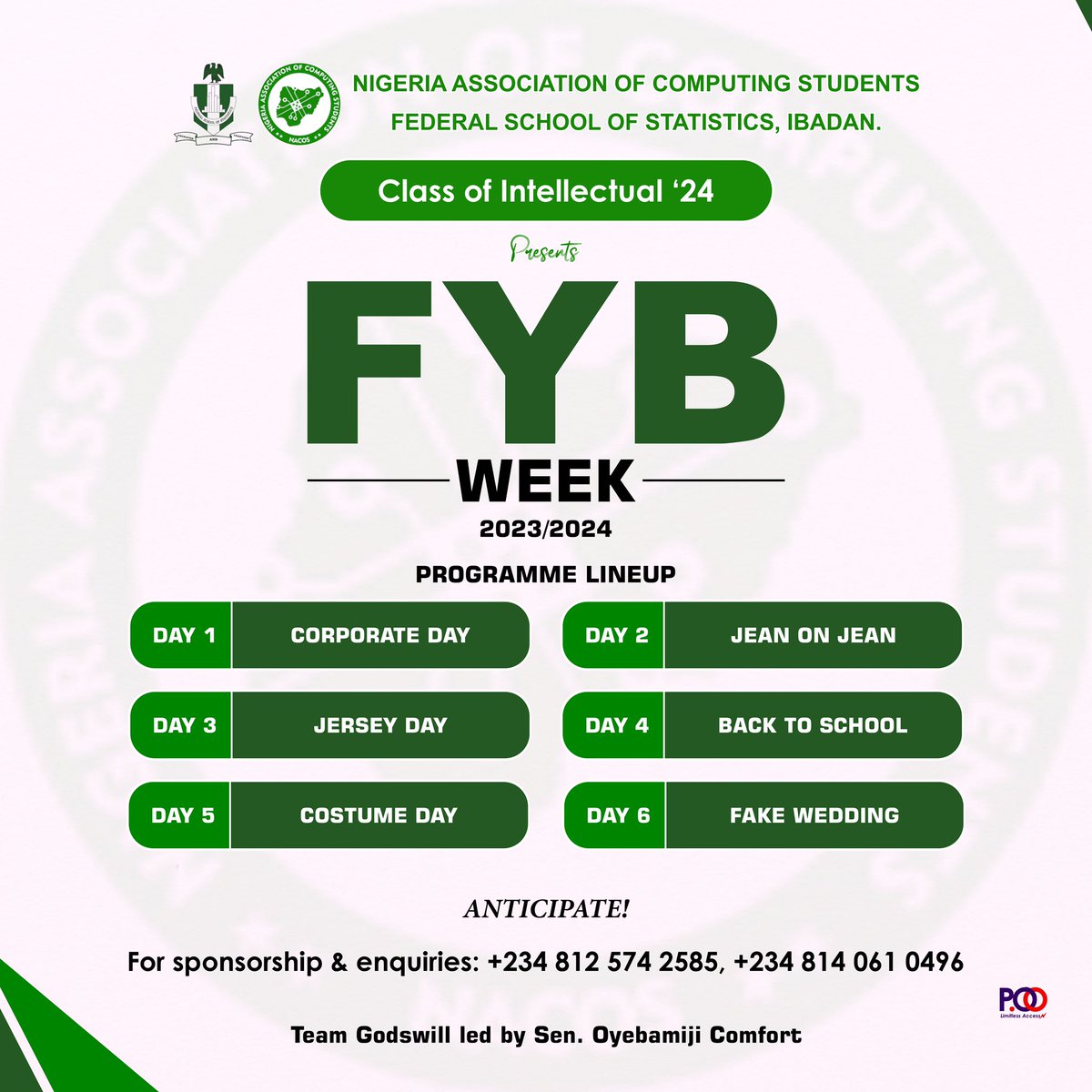 paulxytechworld's tweet photo. Created for NACOS FSS IB
Contact @paulxytechworld for your projectsโฃโฃ
โฃโฃ
Good Design Is Good Businessโฃโฃ
โฃโฃ
Call/WhatsApp: +2348024989836 or +2348151473820โฃโฃ
โฃโฃ
Let us Blow your mind ๐๐๐ โฃโฃ
โฃโฃ
#graphicdesign #design #flier #fyb #studentweek #fssib https://t.co/BIGPxIKHKY