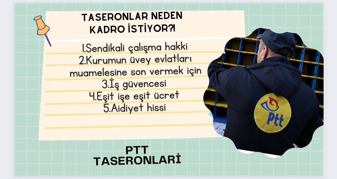 PTT TAŞERON tweet media