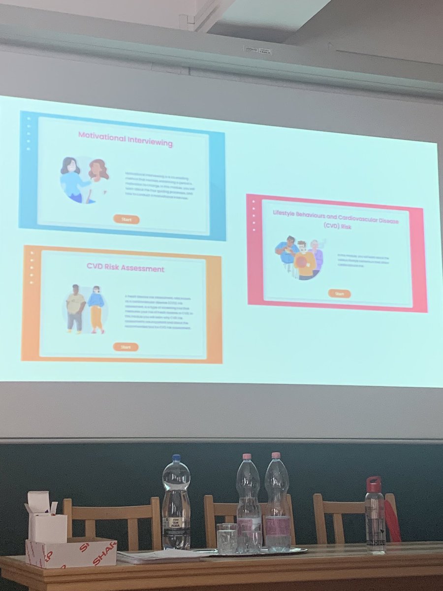 GlennMcDowellRN's tweet image. Amazing to hear from @laurafergie2014 in Hungary @Uni_Szeged on her #ASMOSUSresource to evaluate #student nurse knowledge on #CVD risk management and #healthy lifestyle implementation 💧
@QUBSONM @QUBelfast @BurdettTrust