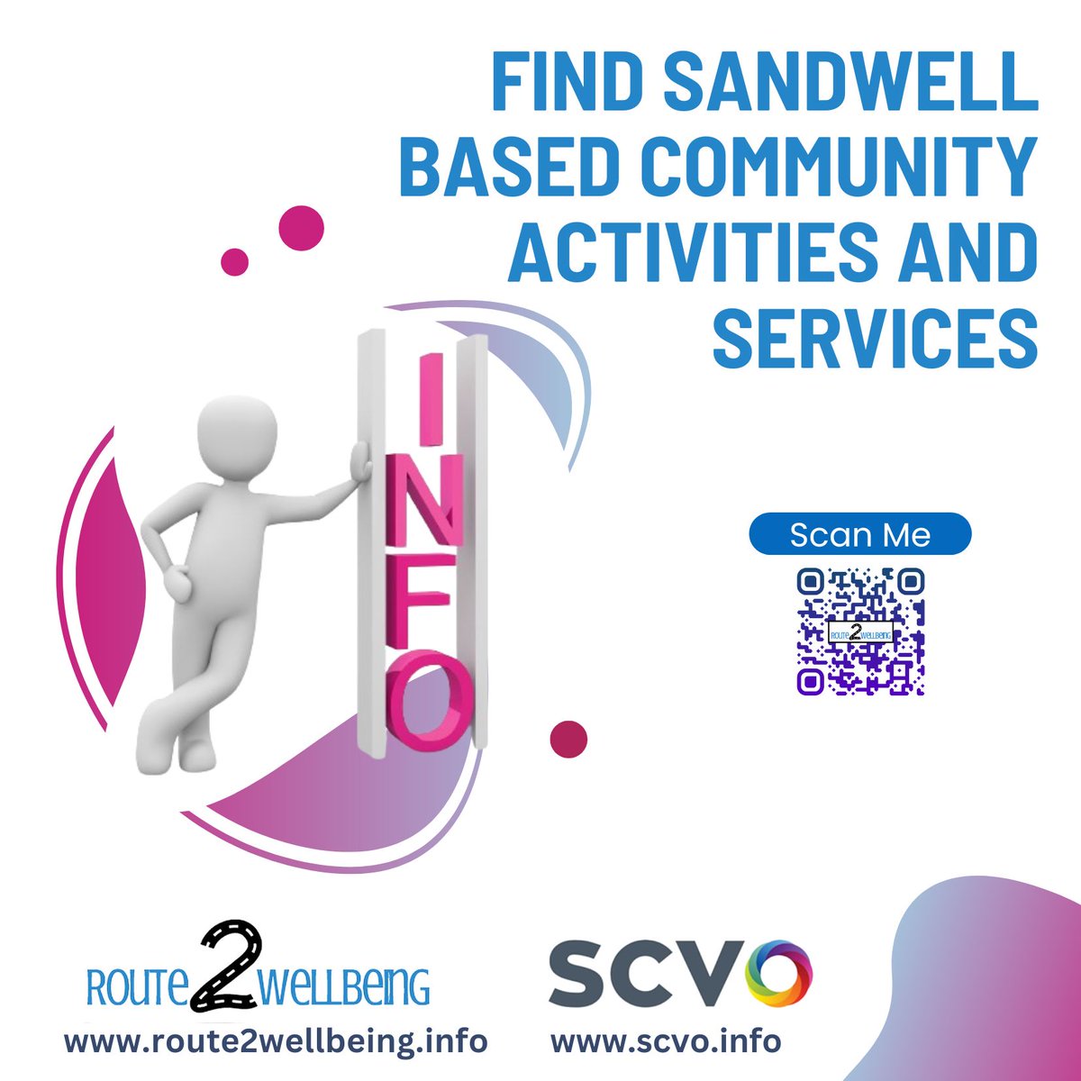 From coffee mornings to Zumba classes, from playgroups to fetes and pantomimes, community centres and groups are home to an ever-growing list of activities.

Visit route2wellbeing.info to find a list of Sandwell activities.