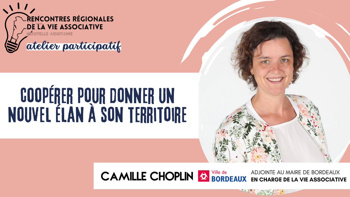 Le Mouvement associatif Nouvelle-Aquitaine (@lemouvassona) on Twitter photo Zoom sur un atelier des #RRVA2024 ...
🔎 Coopérer pour donner un nouvel élan à son territoire
→ animé par <a href="/ligue86/">Ligue de l'enseignement de la Vienne</a> @FranceBenevolat et @uniscite
🎙️Camille Choplin élue de la Ville de Bordeaux y apportera son témoignage
RDV le 2 juillet ! lemouvementassociatif-na.org/rrva2024/ Zoom sur un atelier des #RRVA2024 ...
🔎 Coopérer pour donner un nouvel élan à son territoire
→ animé par <a href="/ligue86/">Ligue de l'enseignement de la Vienne</a> @FranceBenevolat et @uniscite
🎙️Camille Choplin élue de la Ville de Bordeaux y apportera son témoignage
RDV le 2 juillet ! lemouvementassociatif-na.org/rrva2024/
