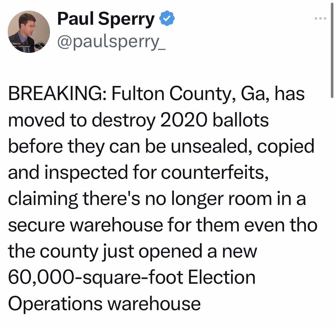 Imagine that.