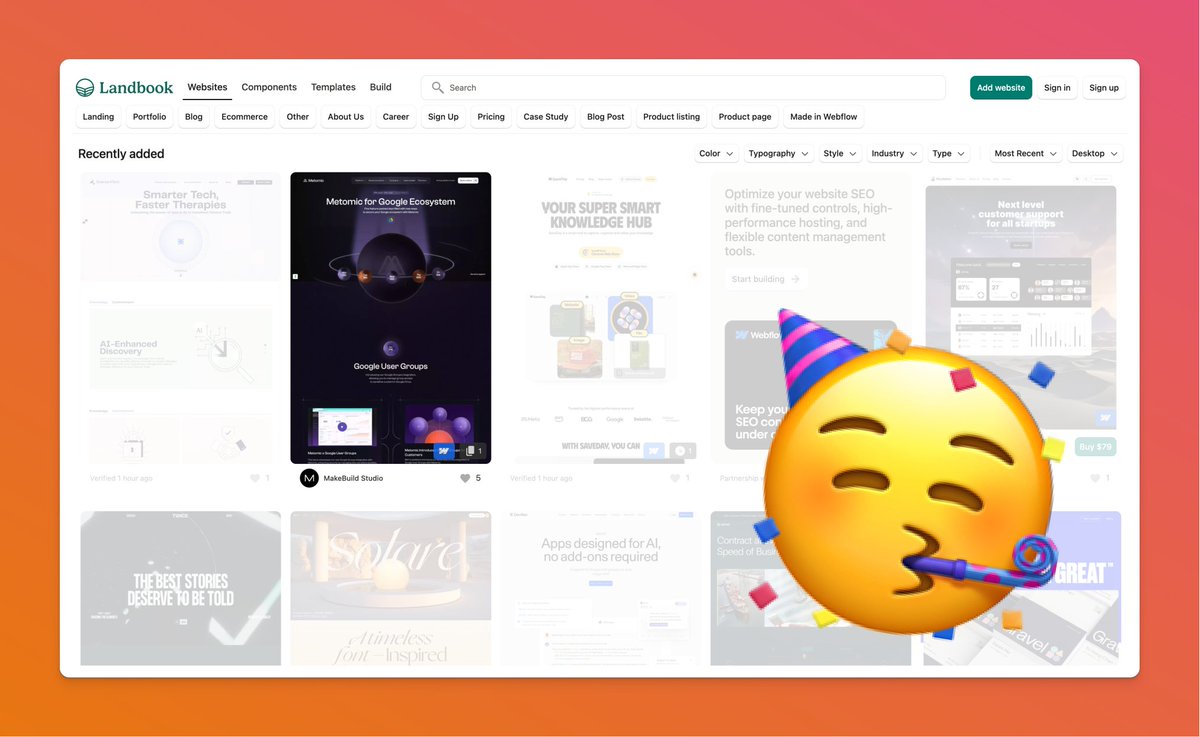 Always nice to see our Launch Week landing page for <a href="/METOMIC/">Metomic</a> featured on <a href="/landbookgallery/">Landbook</a> today!

<a href="/liammews/">Liam Mews</a> <a href="/Tim_Janes/">Tim Janes | makebuild.studio</a>
