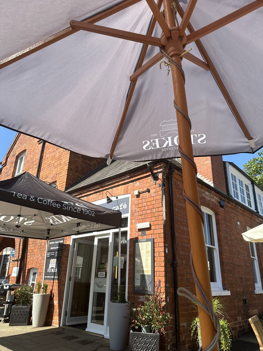 Rosiecosy's tweet image. Morning coffee in the sunshine @StokesCoffee #Lincoln #supportinglocalbusiness