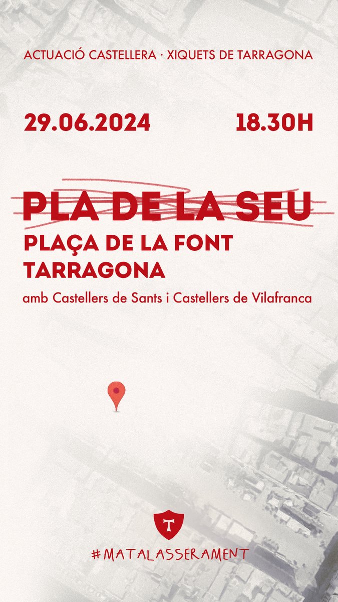 xiquetstgn's tweet photo. L’actuació del Pla de la Seu d'aquest dissabte, amb més de 10 anys de trajectòria, ha de canviar d’emplaçament. @TGNAjuntament ens obliga, a última hora, a canviar d'ubicació per problemes greus de seguretat a Ca l'Ardiaca. 

#castells #xiquetsdetarragona https://t.co/vzcJSdyf7q