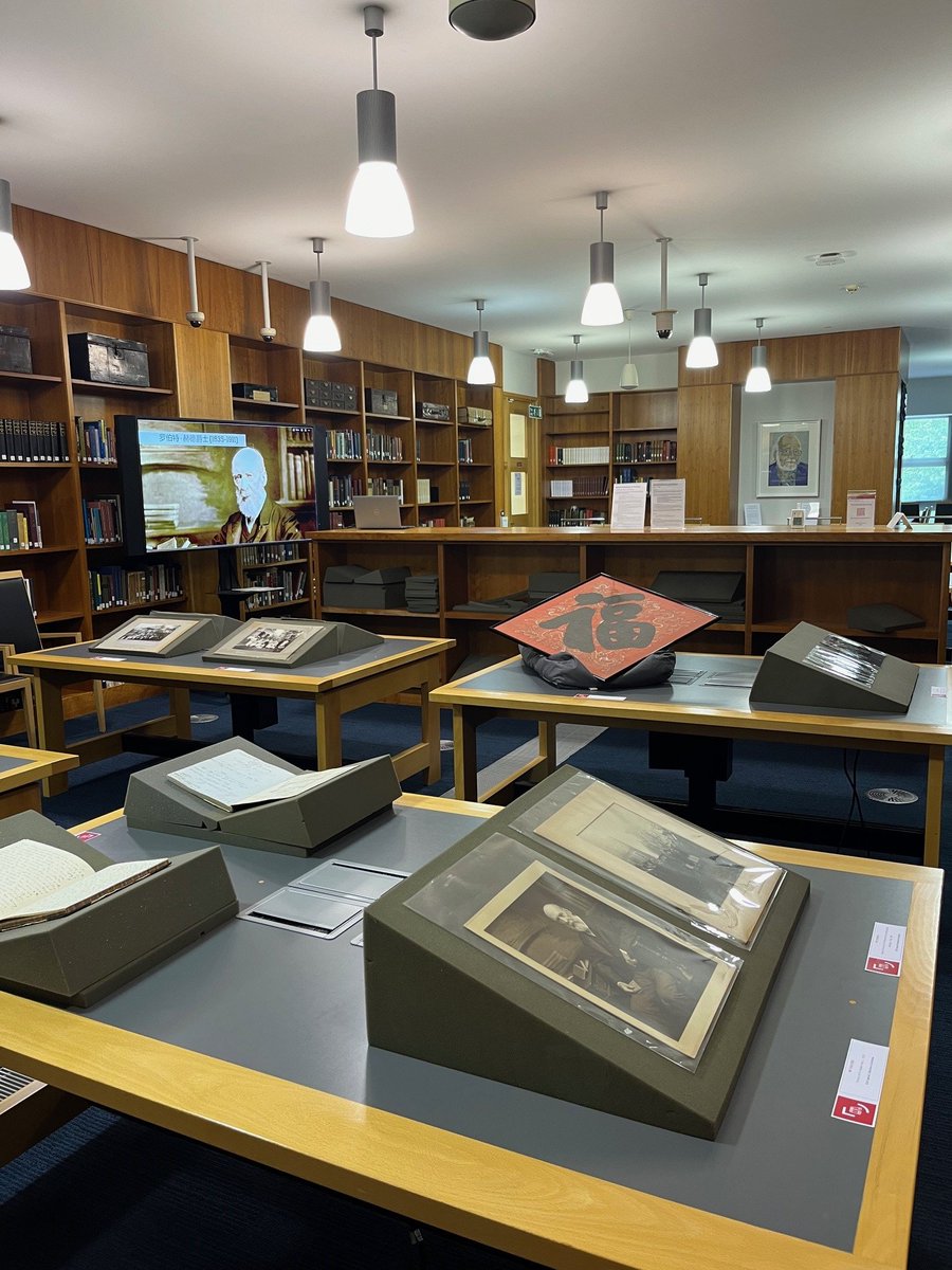 A small display on Sir Robert Hart for a group visiting today from Harbin University of Science and Technology. English and Chinese language versions of our Hart digital exhibition are available through our webpages: 
go.qub.ac.uk/exhibitions