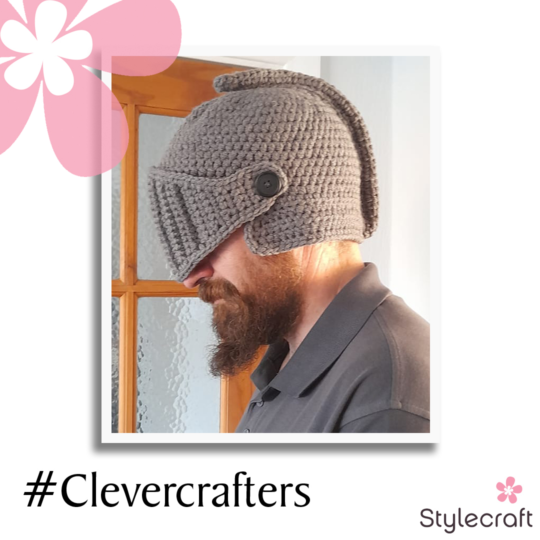 What can’t you knit or crochet? #Clevercrafter Manda's Woolenbits used a free pattern from Ravelry and Stylecraft Special Aran in Granite for this. #clevercrafters