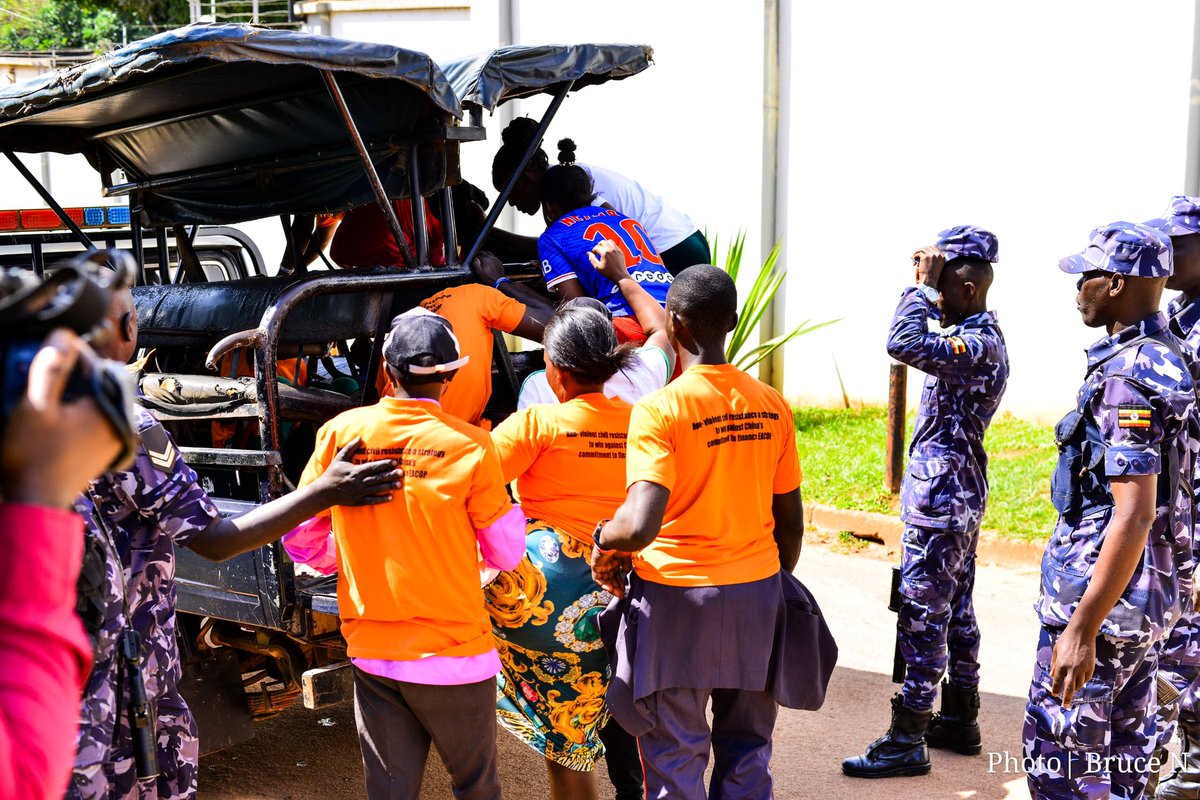 Breaking: Over 27 Students and Youths so far detained at Jinja Road Police Station as we led a protest at the Chinese Embassy in Uganda. We demand that China and their state firms back off from borrowing <a href="/TotalEnergies/">TotalEnergies</a> over $3 billions needed to construct EACOP.
#stopeacop