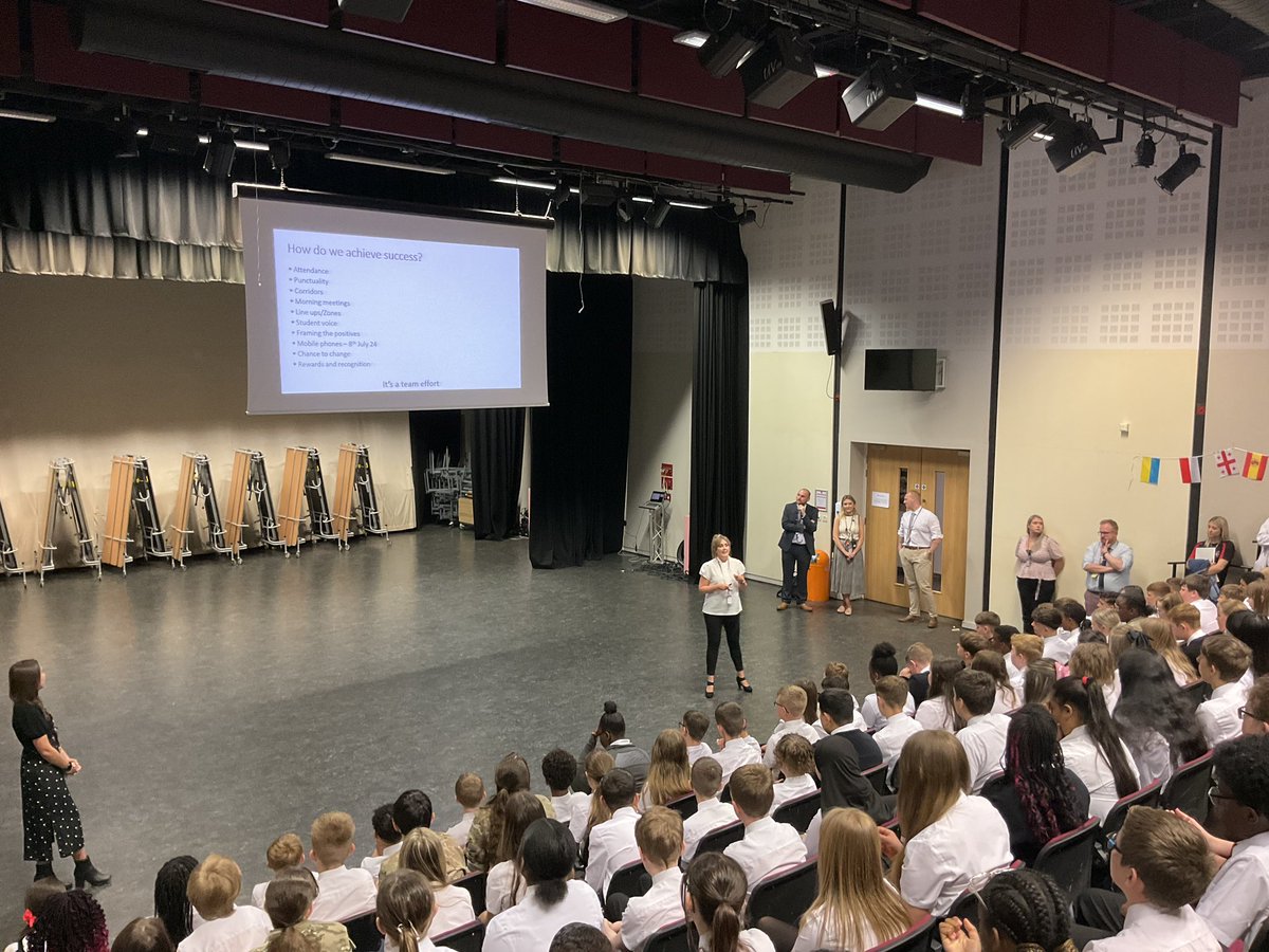 WEDNESDAY MORNING ASSEMBLY.. resetting of expectations this morning from Mr Brownlow, Miss Bott and Mr Hickinbottom to ensure that everyone in the Y8 family knows what they should be doing at all times. 10/10 always Y8 - prove to everyone what we can do! 👏🏼💜 #BestYearTeam