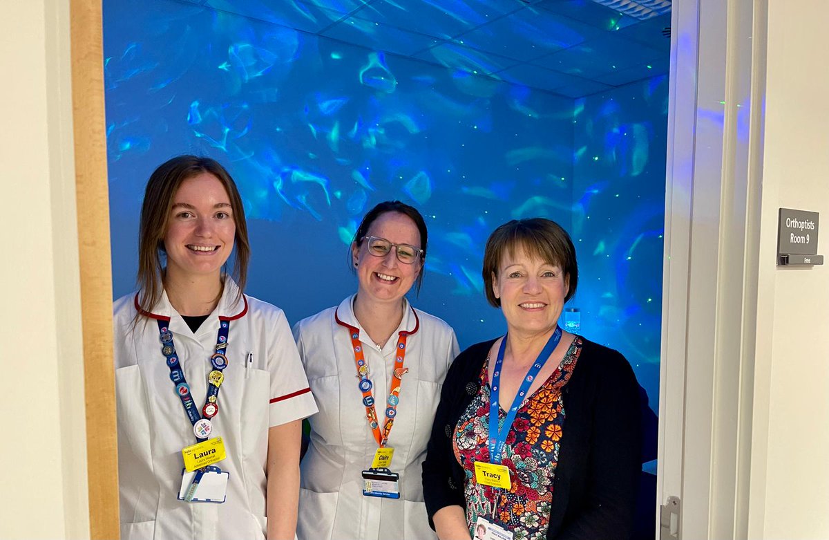 New sensory room opens for patients in eye clinic at UHNM 👁️

Funded by <a href="/UHNMCharity/">UHNM Charity 🏥</a>, the calming new space is expected to transform the experience for young patients with additional needs who come into hospital for eye tests or treatments. 

Full story👉uhnm.nhs.uk/latest-uhnm-ne…