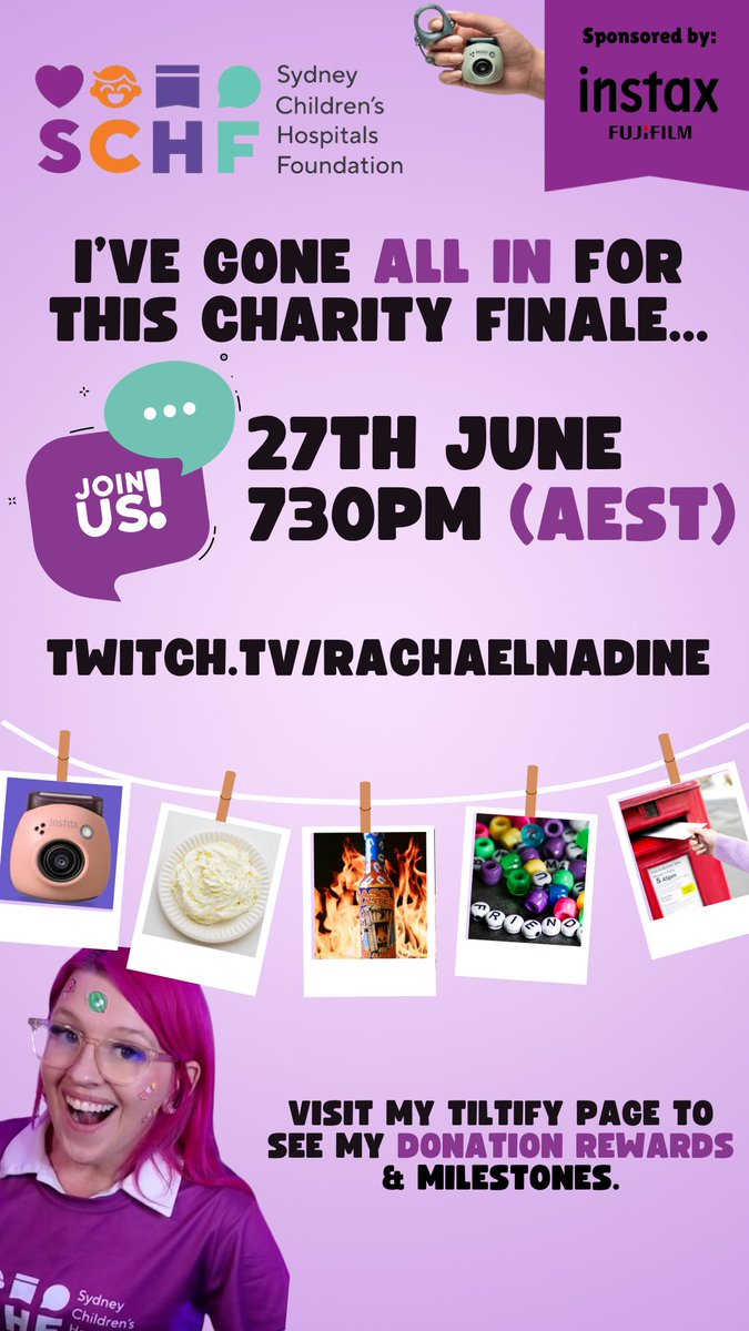 rachaelnadine (@xrachaelnadine) on Twitter photo I've had so much fun participating in the <a href="/schf_kids/">Sydney Children's Hospitals Foundation</a> Year of Quests fundraiser. My community have raised an incredible 2.2K so far!
2moz night is the finale, can we hit another milestone? 😱
I certainly wanna try (even if it's at my tastebuds expense 🫣)
Details in comments 👇 I've had so much fun participating in the <a href="/schf_kids/">Sydney Children's Hospitals Foundation</a> Year of Quests fundraiser. My community have raised an incredible 2.2K so far!
2moz night is the finale, can we hit another milestone? 😱
I certainly wanna try (even if it's at my tastebuds expense 🫣)
Details in comments 👇
