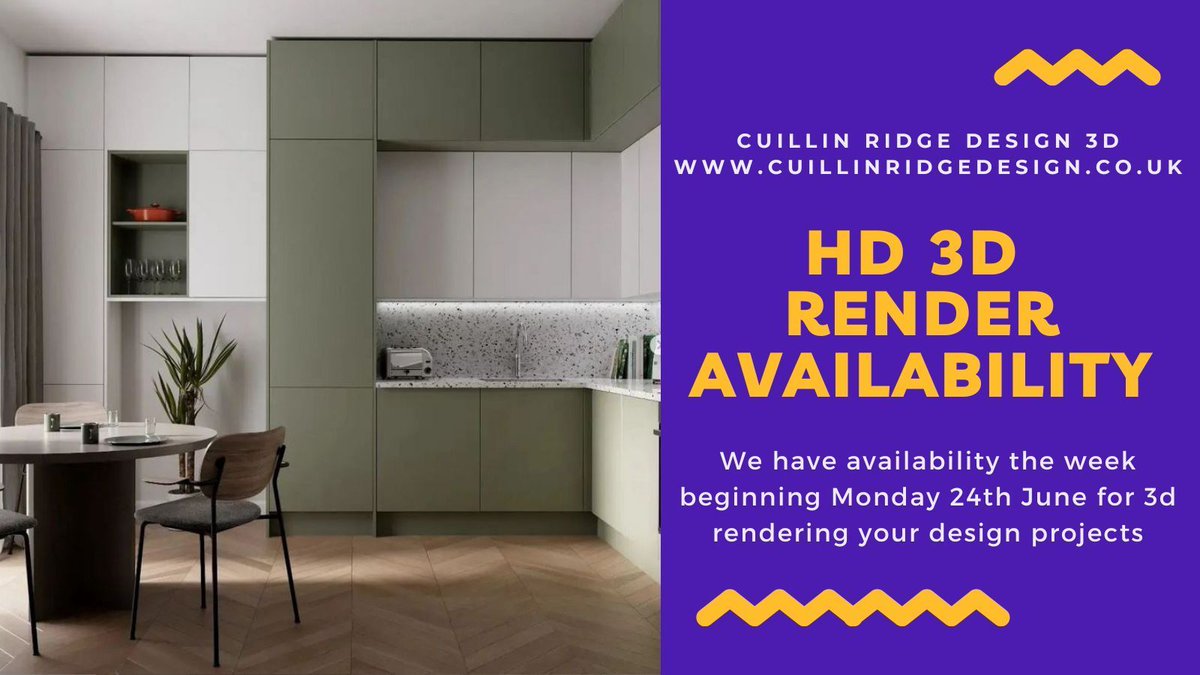 Cuillin Ridge Design 3D Rendering Service tweet media