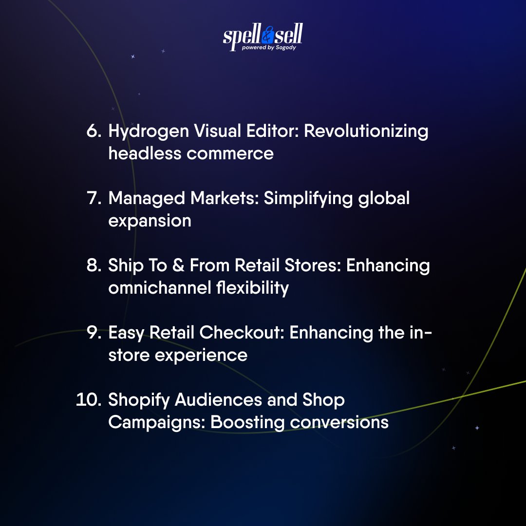 spellnsell's tweet photo. Shopify's Summer 2024 Edition brings a host of new features and updates to improve online stores, streamline operations, and boost sales.

Reach out to us now to learn how these updates can benefit your e-commerce business. https://t.co/cmKDdd0E45