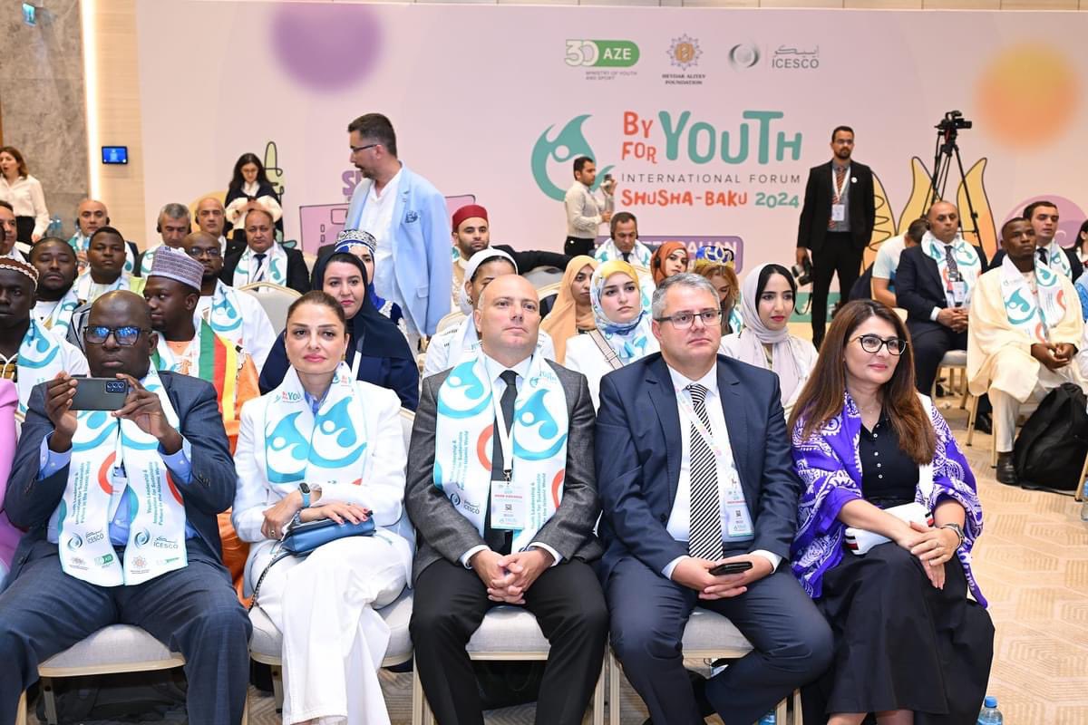 AzEmbassyMorocco (@azembassyrabat) on Twitter photo On June 25, 2024 the opening ceremony of the International Forum "By Youth For Youth" was held in Shusha, Azerbaijan, jointly organized by the Ministry of Youth and Sports of 🇦🇿 (<a href="/officialmys/">Gənclər və İdman Nazirliyi</a>), the Heydar Aliyev Foundation (<a href="/H_A_Foundation/">H.A.Foundation</a>) and <a href="/ICESCO_En/">ICESCO</a>. On June 25, 2024 the opening ceremony of the International Forum "By Youth For Youth" was held in Shusha, Azerbaijan, jointly organized by the Ministry of Youth and Sports of 🇦🇿 (<a href="/officialmys/">Gənclər və İdman Nazirliyi</a>), the Heydar Aliyev Foundation (<a href="/H_A_Foundation/">H.A.Foundation</a>) and <a href="/ICESCO_En/">ICESCO</a>.