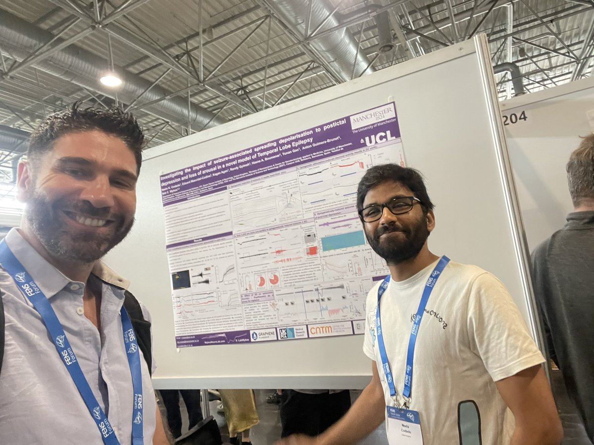 Come and see Neela present his poster #FENS this morning <a href="/mern_UoM/">Manchester Epilepsy Research Network</a> <a href="/EpilepsyInst/">Epilepsy Research Institute</a> <a href="/DNS_UOM/">Division of Neuroscience</a> <a href="/UCLIoN/">UCL Queen Square Institute of Neurology</a> #seizures #spreadingdepolarization
