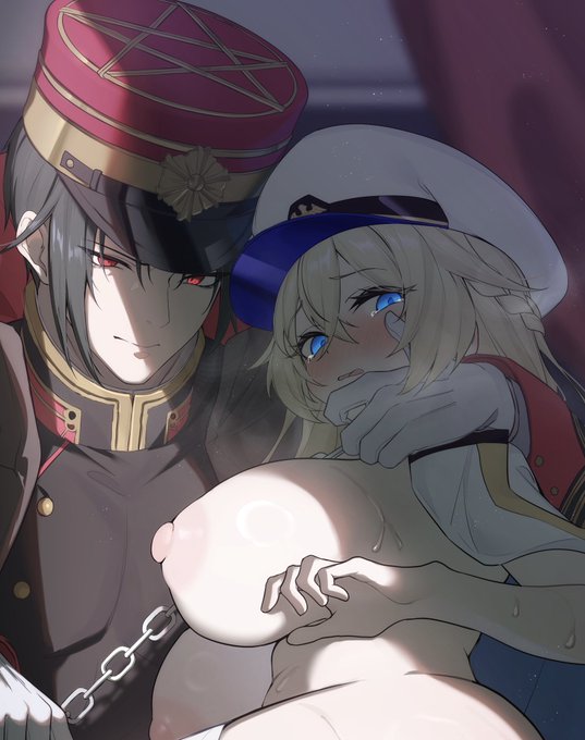 桐島大尉×アメリアさんの叡智絵を依頼で描いていただいた、とてもすてきでたまらない 