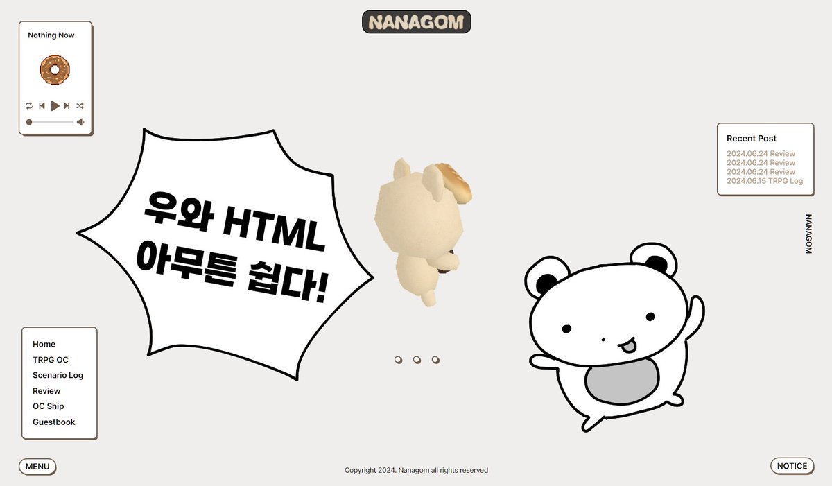 NANAGOM_7's tweet image. ๋๋ฃจ๊ฐ ๋์ค๊ณ HTML์ด ๋ญ๋ฐ์?! ํ๊ณ ์ง๋ฌธ ์ฃผ์๋ ๋ถ๋ค์ด ๊ฝค ์์ด์... ๊ฐ ํ์ ์ํ HTML ์
๋ฌธ ๊ฐ์ด๋๋ฅผ ์์ฑํ์ต๋๋ค!
์ด๋ป๊ฒ ์์ํ๋ฉด ๋ ์ง ๊ธฐ์ด๋ฅผ ์ก์์ฃผ๋ ๊ธ์ด ๋ ๊ฑฐ๋ผ๊ณ ์๊ฐํด์๐ฅฐ๐ค
4๋ง์ ์ ๋์ ๊ธด ๊ธ์ด๋ ์คํฌ๋กค ์ฃผ์! ๋ค์ผ๋ก ์ฒจ๋ถํ ์ฝ๋๋ฅผ ์ ์ธํ๋ฉด ๋ฌด๋ฃ์
๋๋ค!
glph.to/zpw3f5