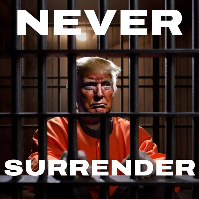 adeleETH55's tweet photo. @Overdose_AI #NEVERSURRENDER is the next polifi token to take after $MAGA join us @TRUMPNS now before it's too late. https://t.co/DKJjoMZjef