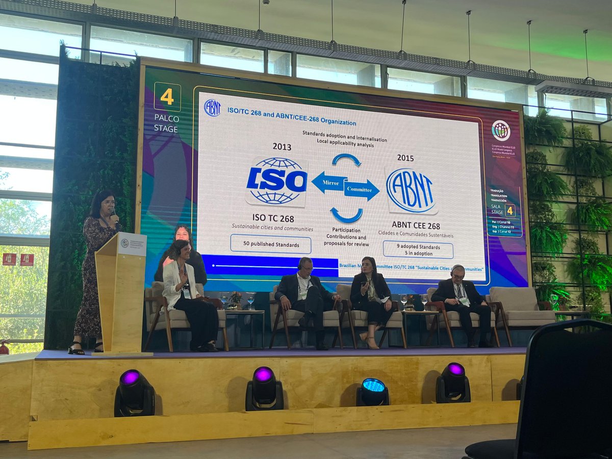 💡How can standards scale sustainable urban development at the regional, national &amp; global level? 

Our Director Giorgia Rambelli &amp; other esteemed speakers delved into how these powerful tools can foster #climateneutral cities in a tailored #ICLEIWorldCongress session last week.