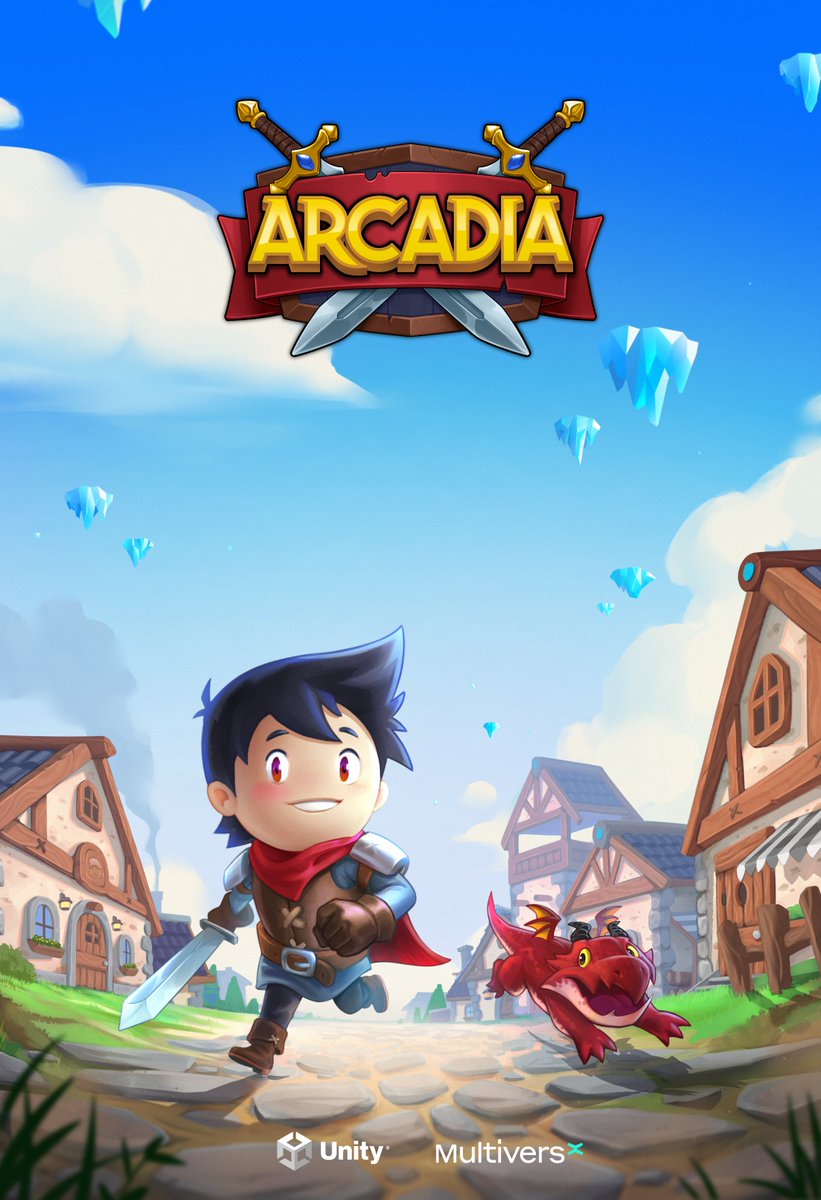 xArcadiaGame's tweet photo. Arcadians! 🧙‍♂️

Our main visual is complete! What do you think of the design of our hero Arthur? 🖼️🖌️

#MultiversX #EGLD #P2E https://t.co/2fCx0kMpjJ