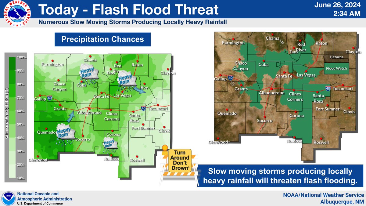 Afternoon storm coverage increases today and Thursday. Slow moving ...